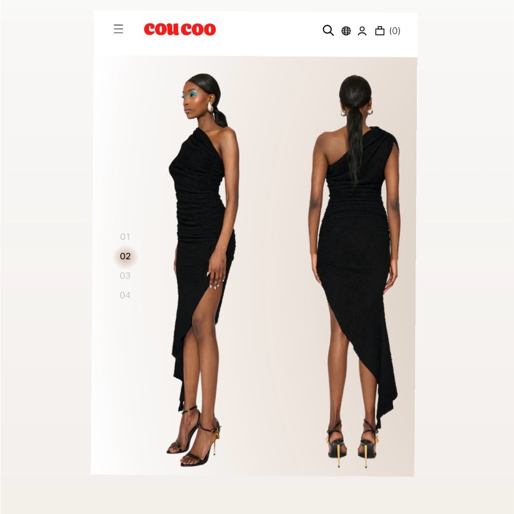COUCOO Black PASU Dress - SOOT